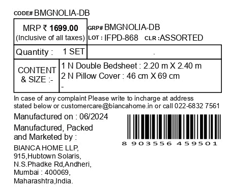 Bianca Double Bedsheet Magnolia