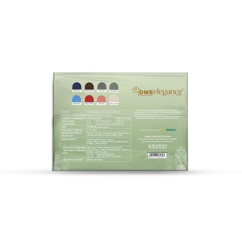 Home Elegance Moments 3 Pieces Towel Set