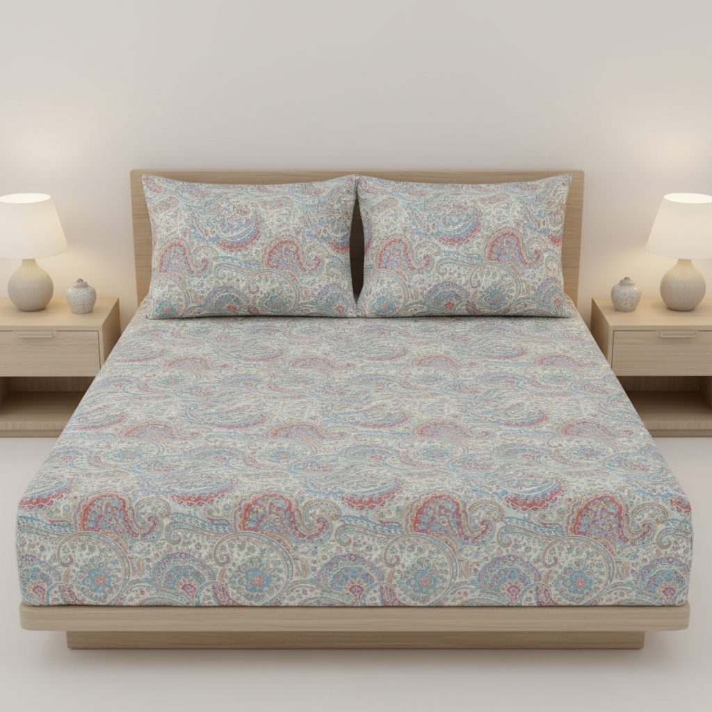 Paisley Floral Straight Bed